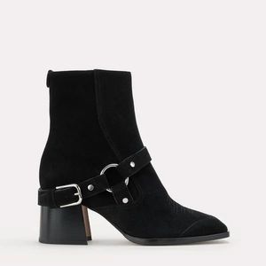 NWOT Labucq June Harness Boots - Black, Size 8